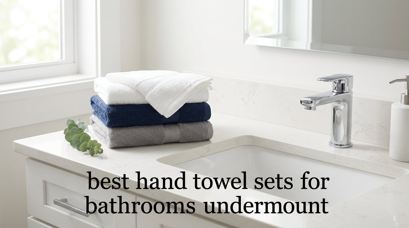 best hand towel sets for bathrooms undermount