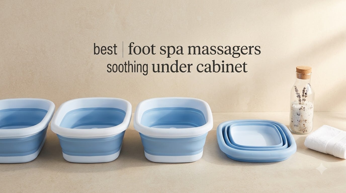 best foot spa massagers soothing under cabinet
