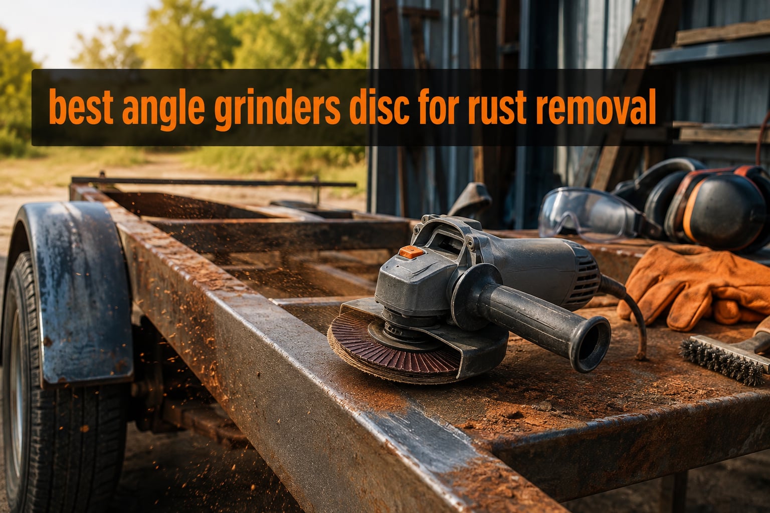 best angle grinders disc for rust removal