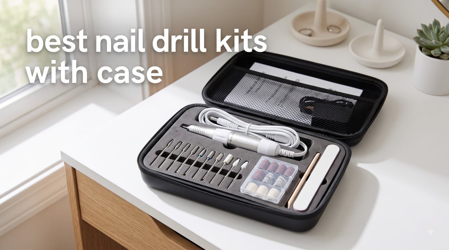 best nail drill kits with case