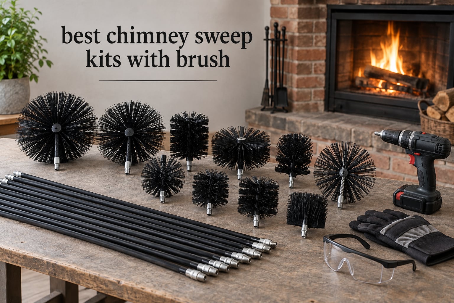 best chimney sweep kits with brush