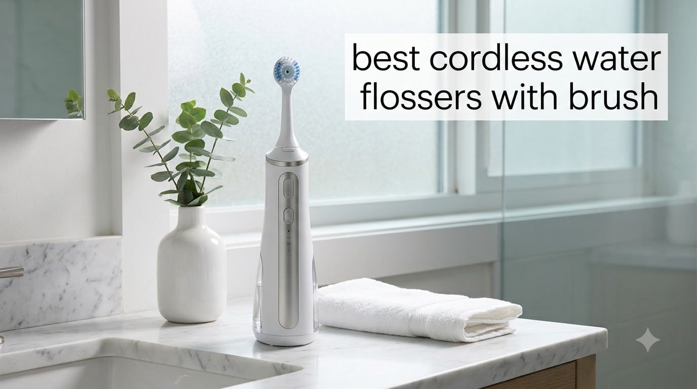 best cordless water flossers with brush
