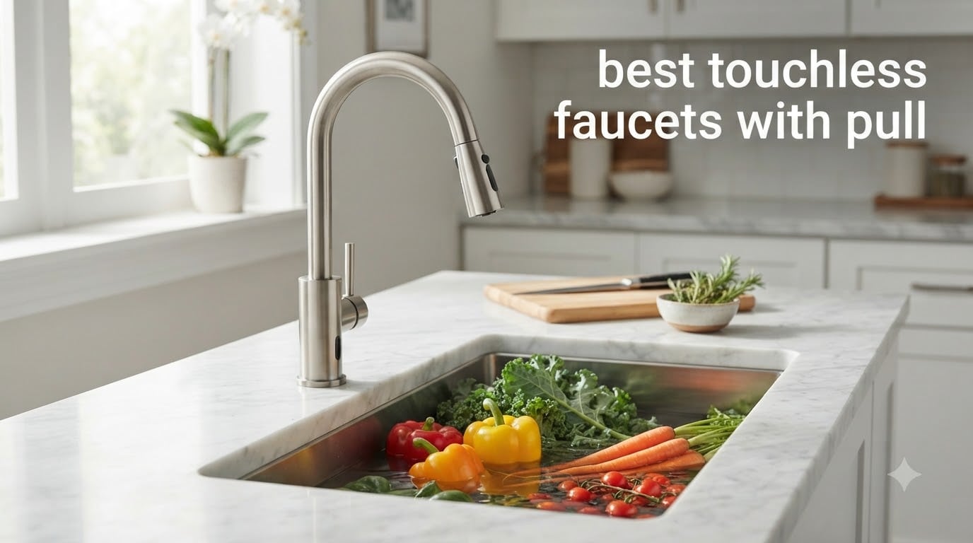 best touchless faucets with pull