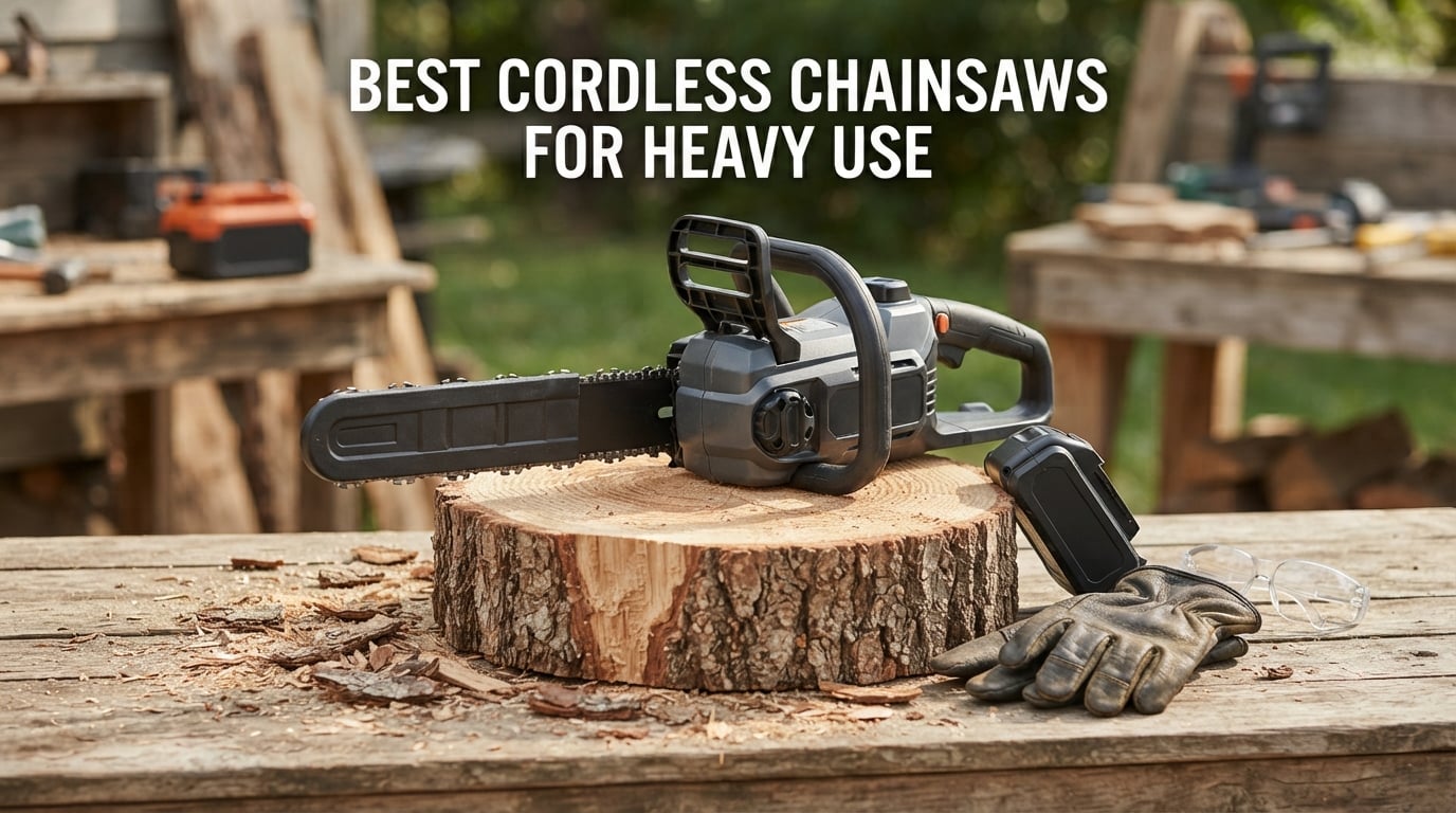best cordless chainsaws for heavy use