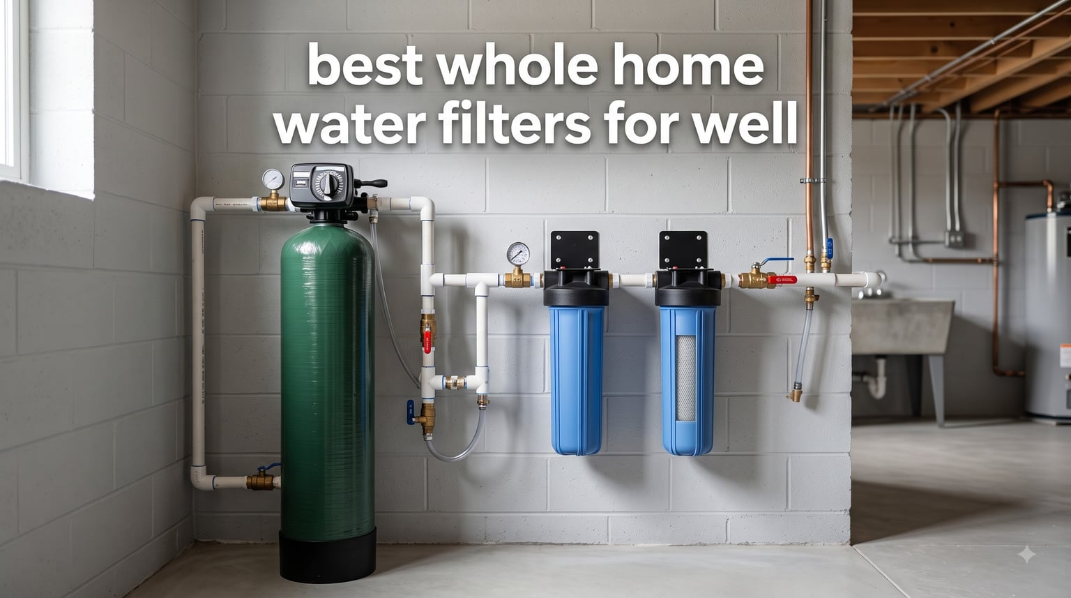 best whole home water filters for well