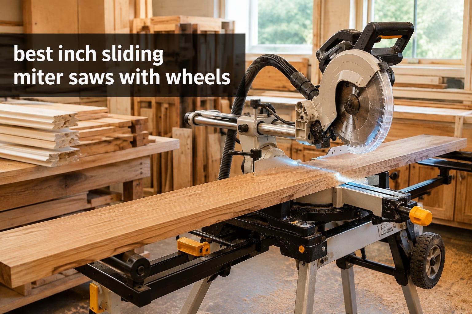 best 12 inch sliding miter saws with wheels