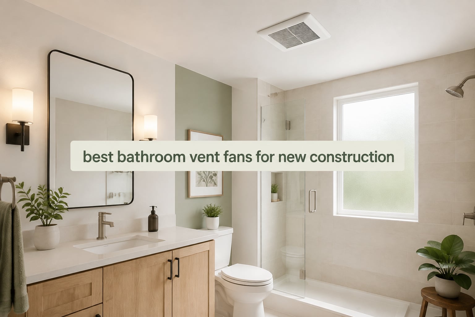 best bathroom vent fans for new construction