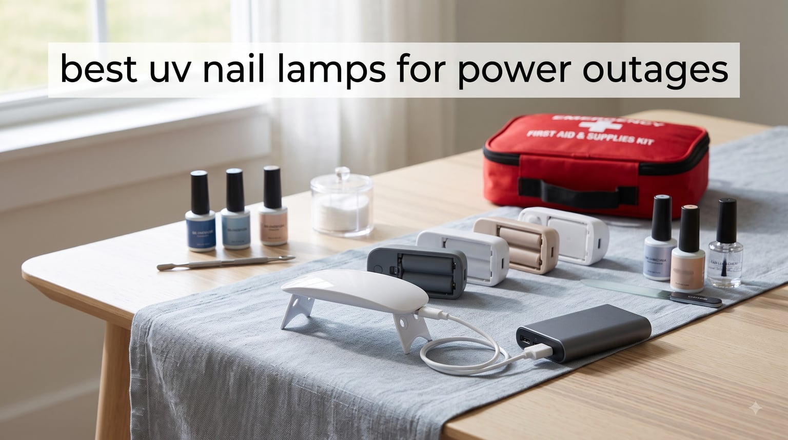 best uv nail lamps for power outages