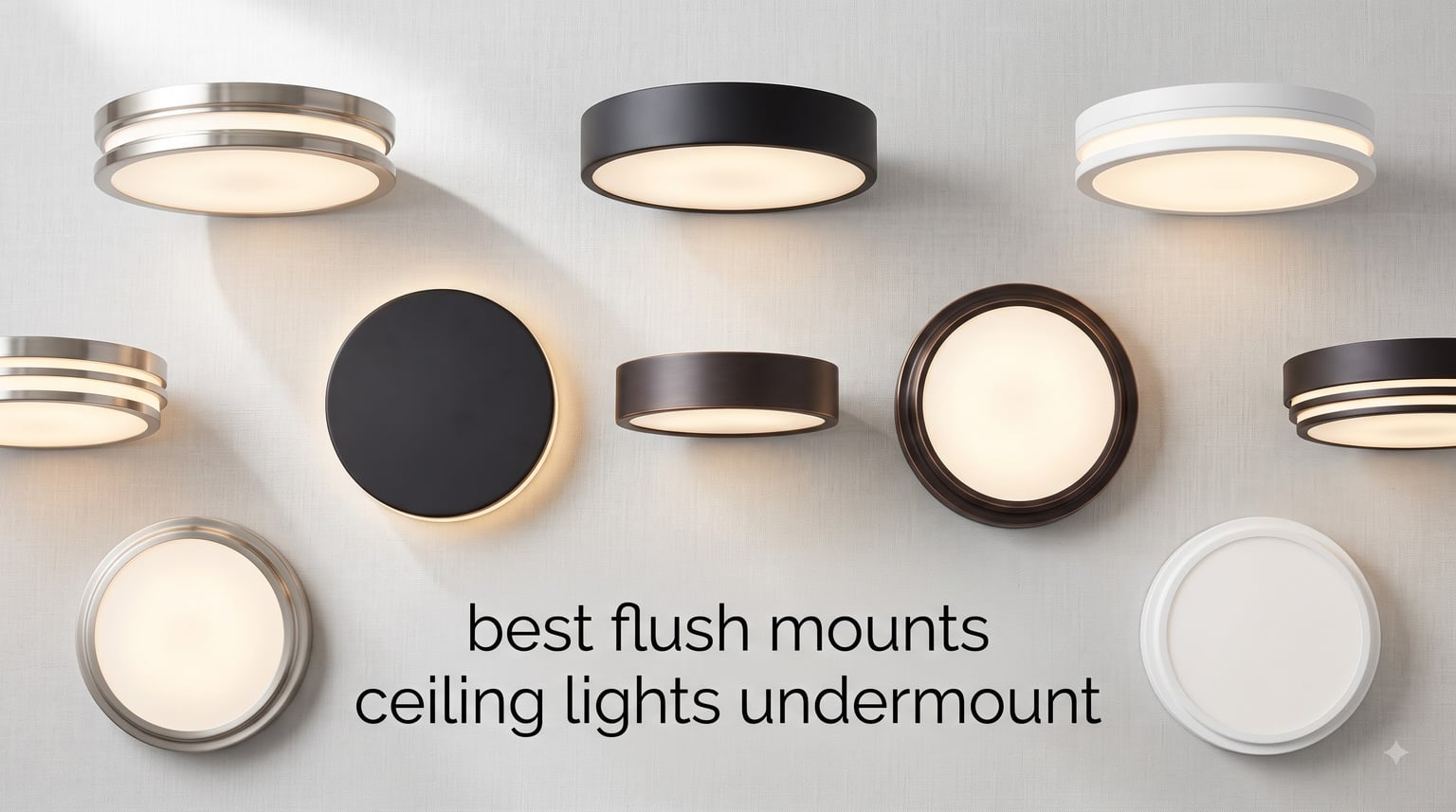 best flush mounts ceiling lights undermount