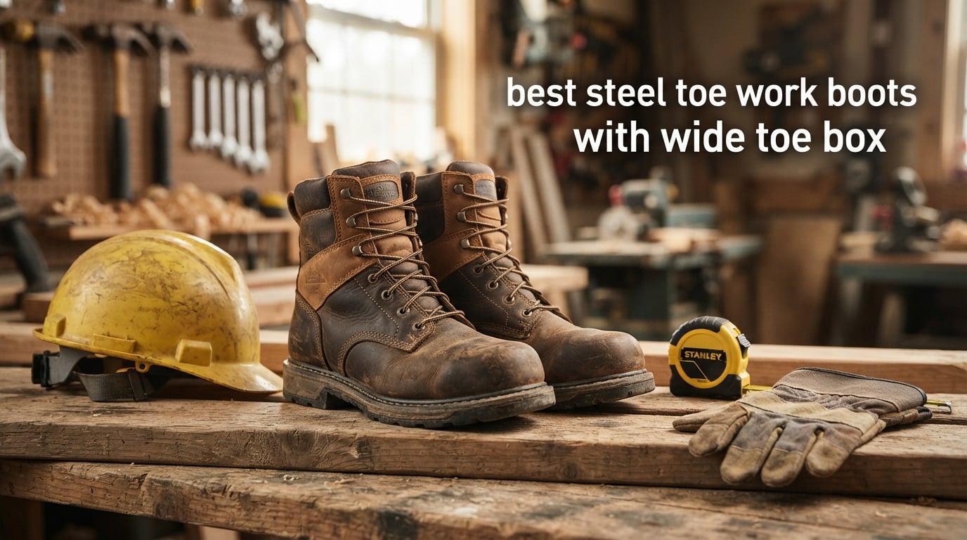 best steel toe work boots with wide toe box