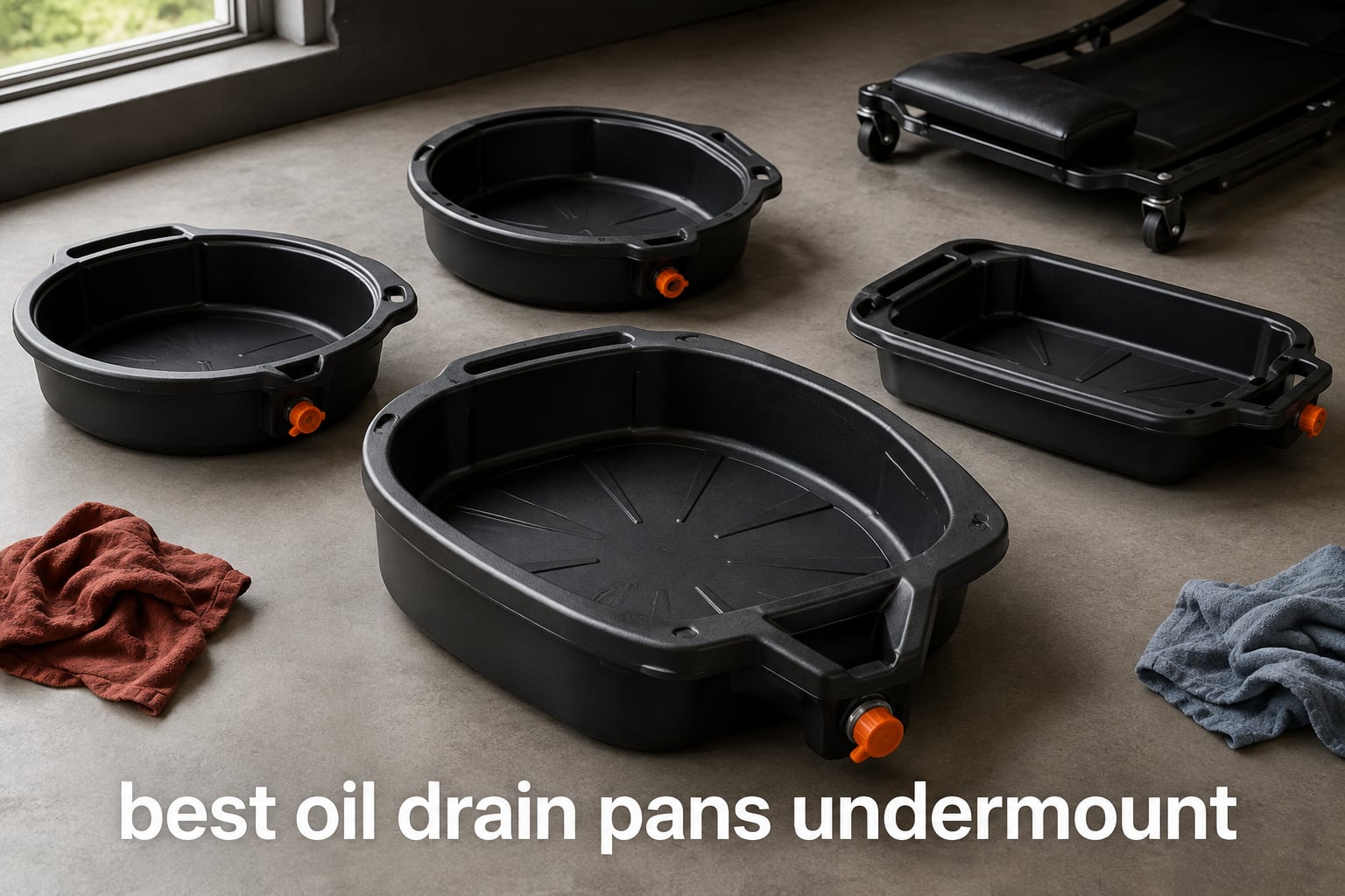 best oil drain pans undermount