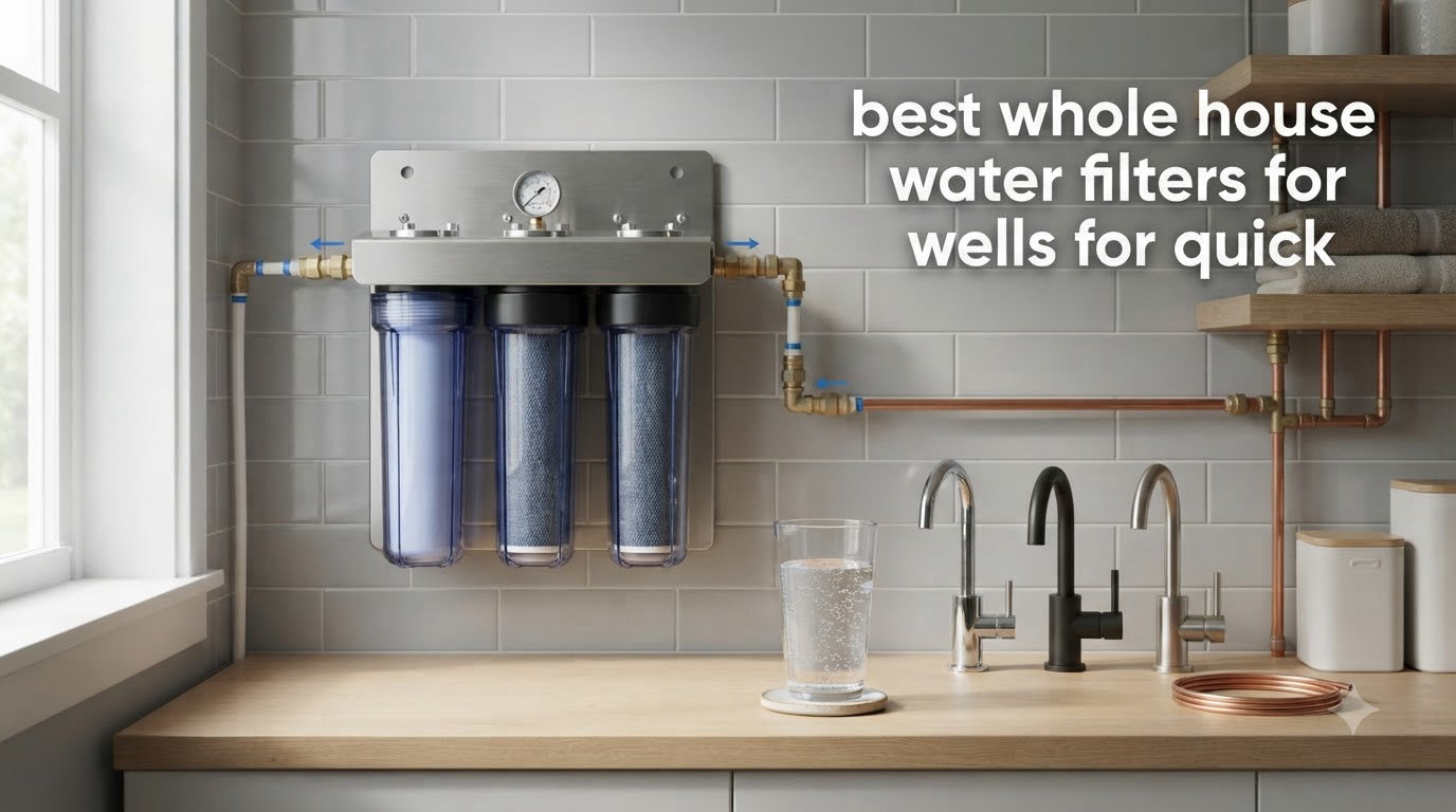 best whole house water filters for wells for quick