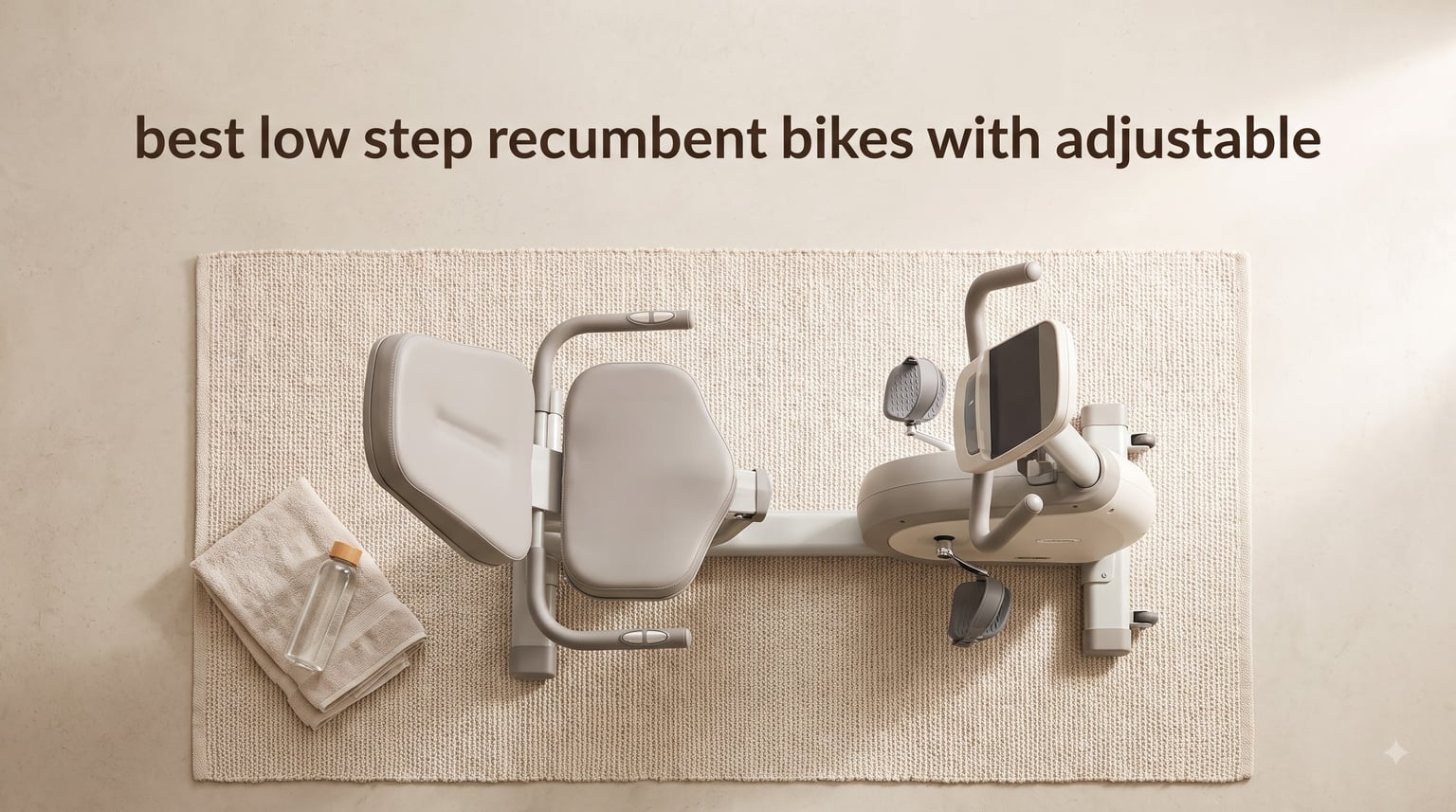 best low step recumbent bikes with adjustable