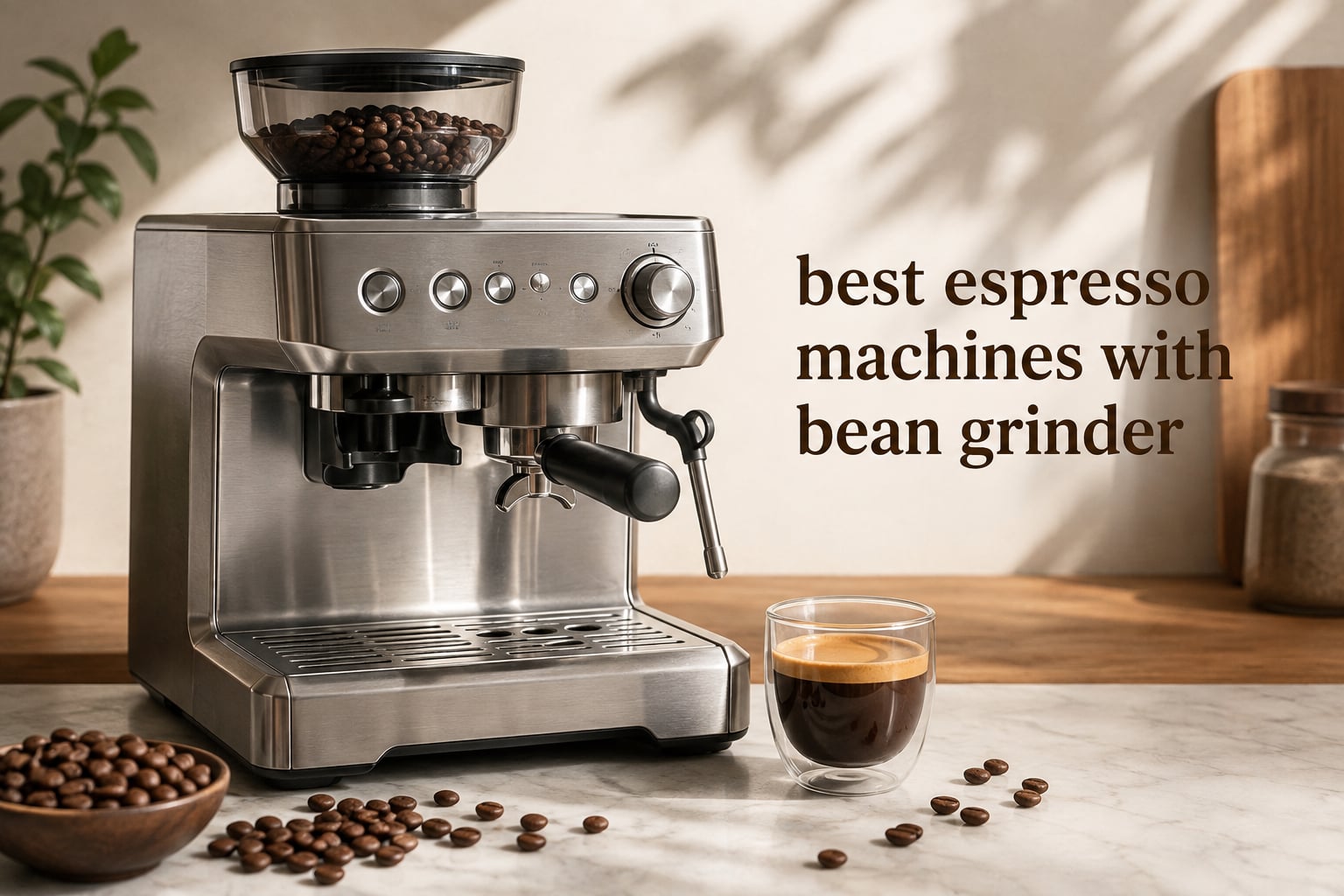 best espresso machines with bean grinder