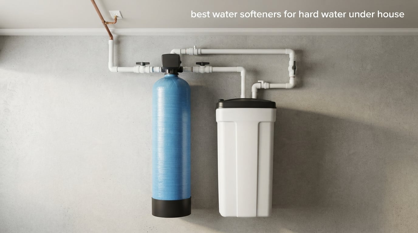 best water softeners for hard water under house