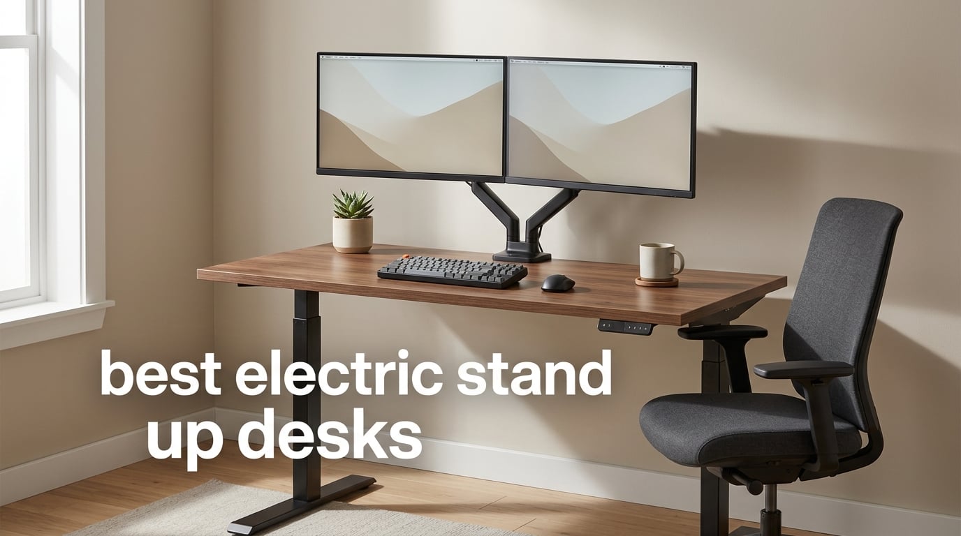 best electric stand up desks