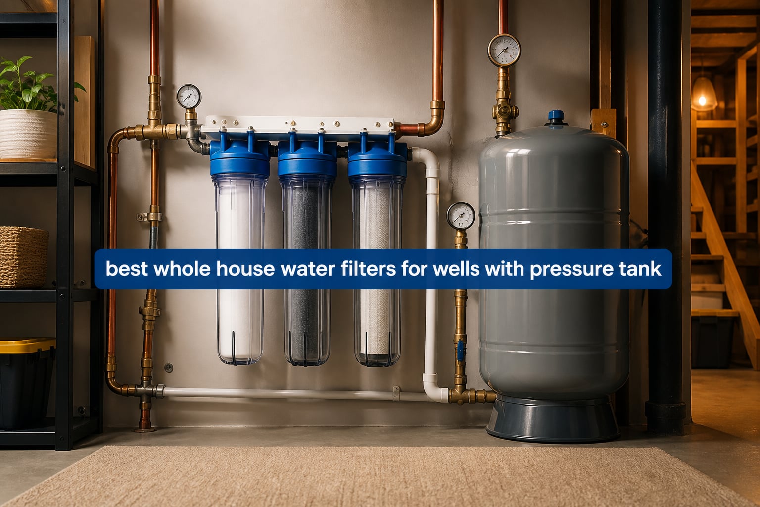 best whole house water filters for wells with pressure tank