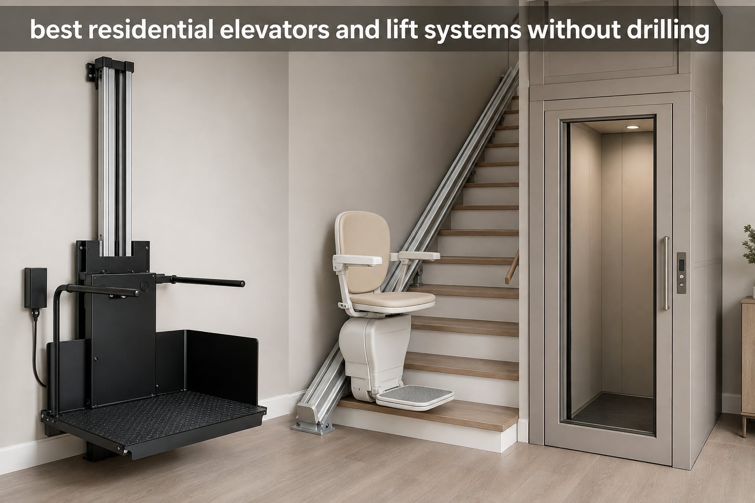 best residential elevators and lift systems without drilling