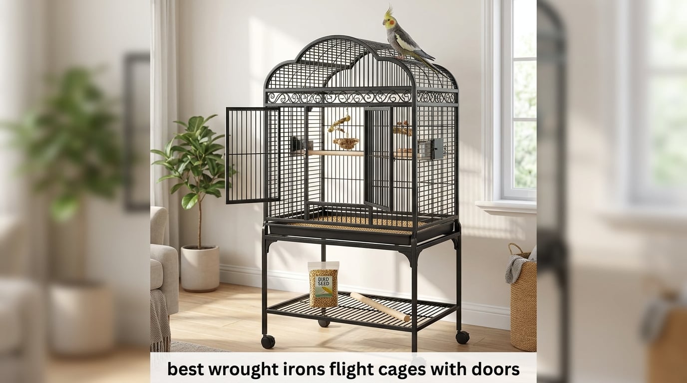 best wrought irons flight cages with doors