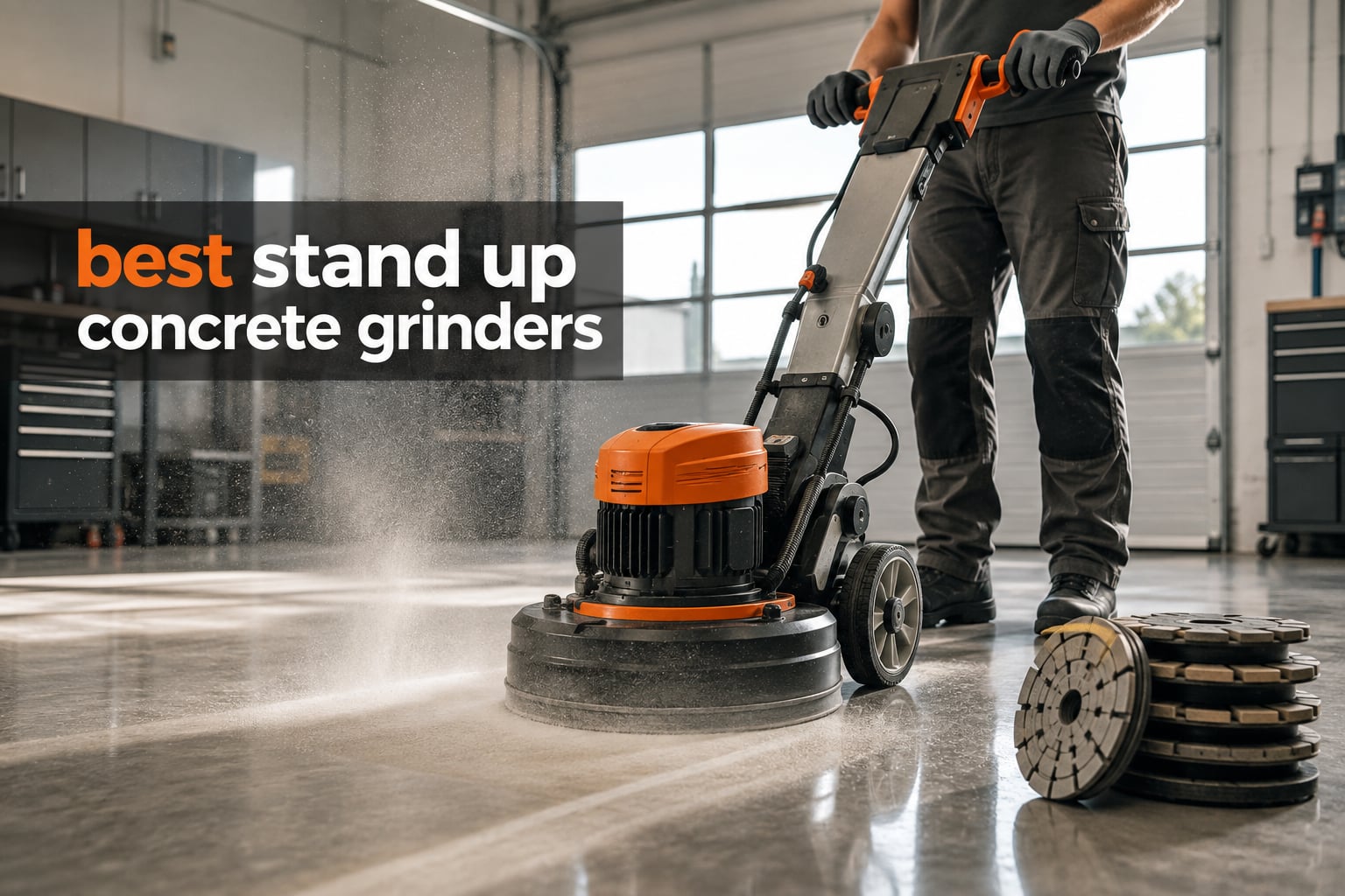 best stand up concrete grinders