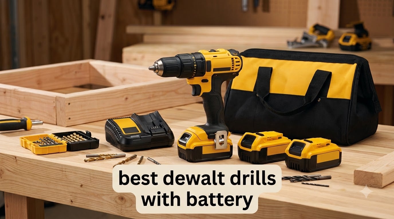 best dewalt drills with battery