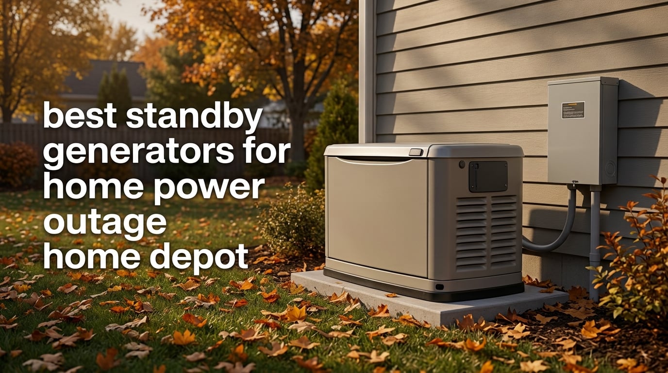 best standby generators for home power outage home depot
