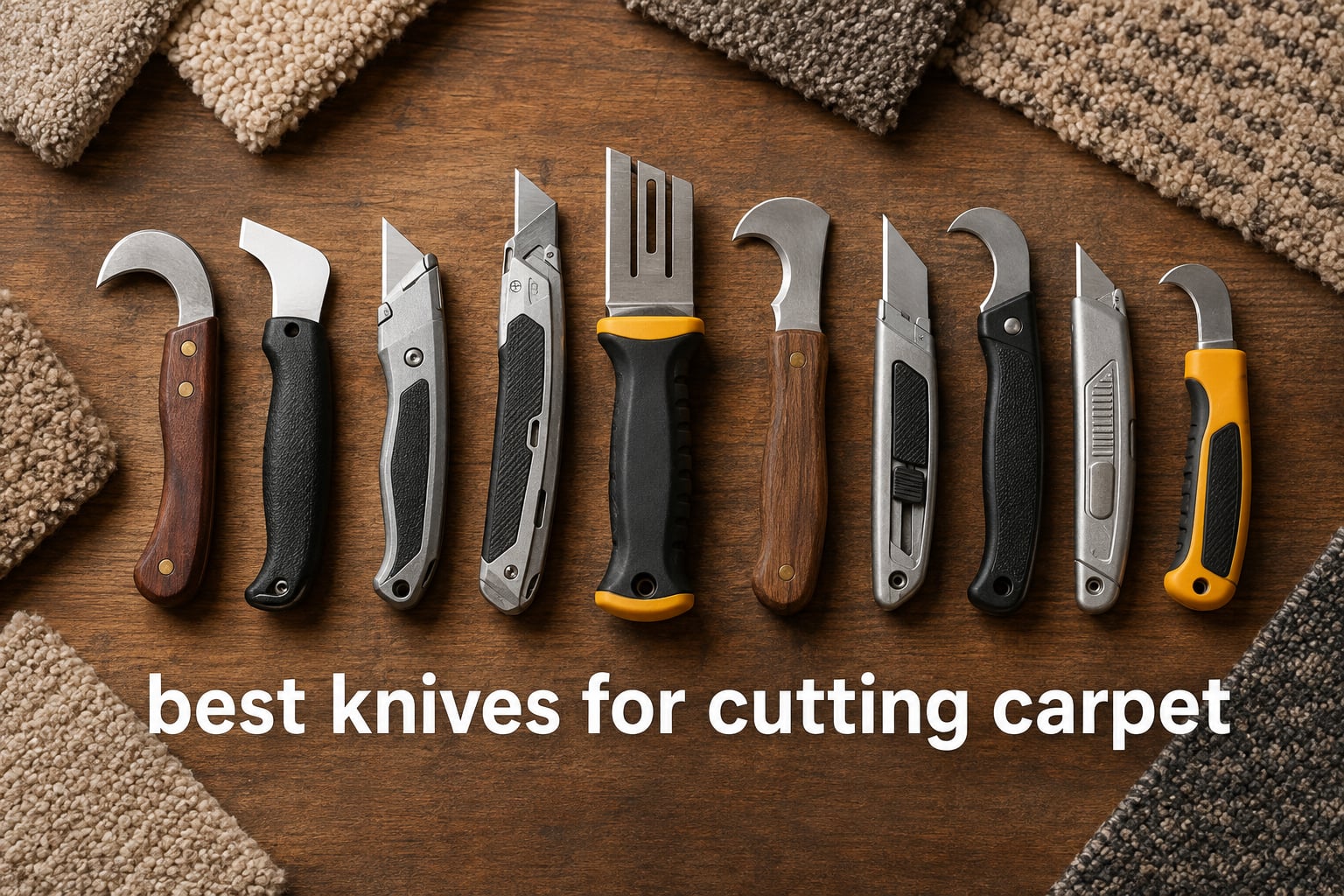 best knives for cutting carpet