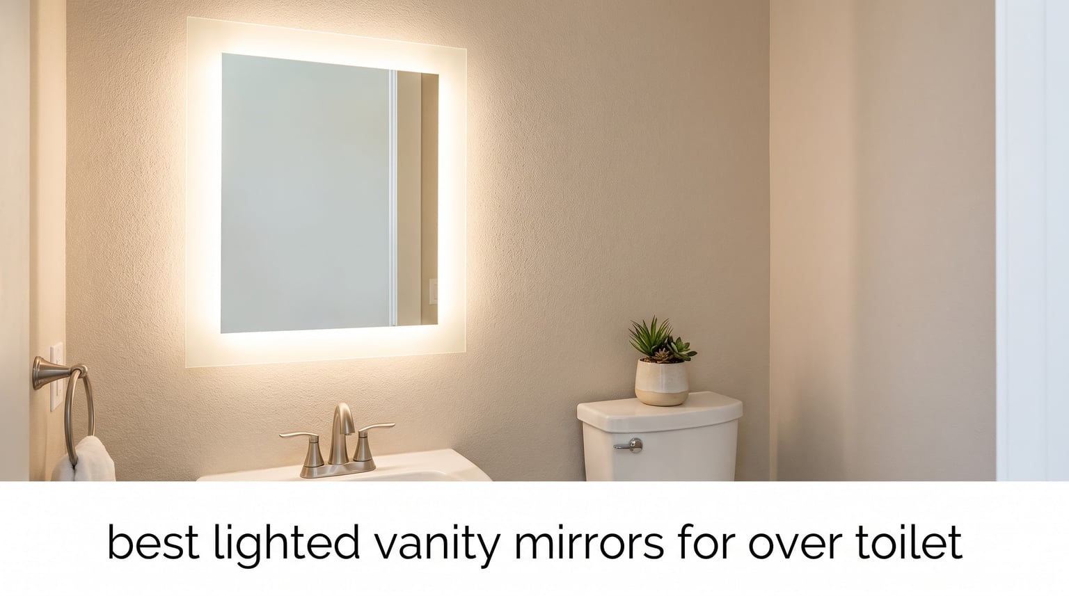 best lighted vanity mirrors for over toilet