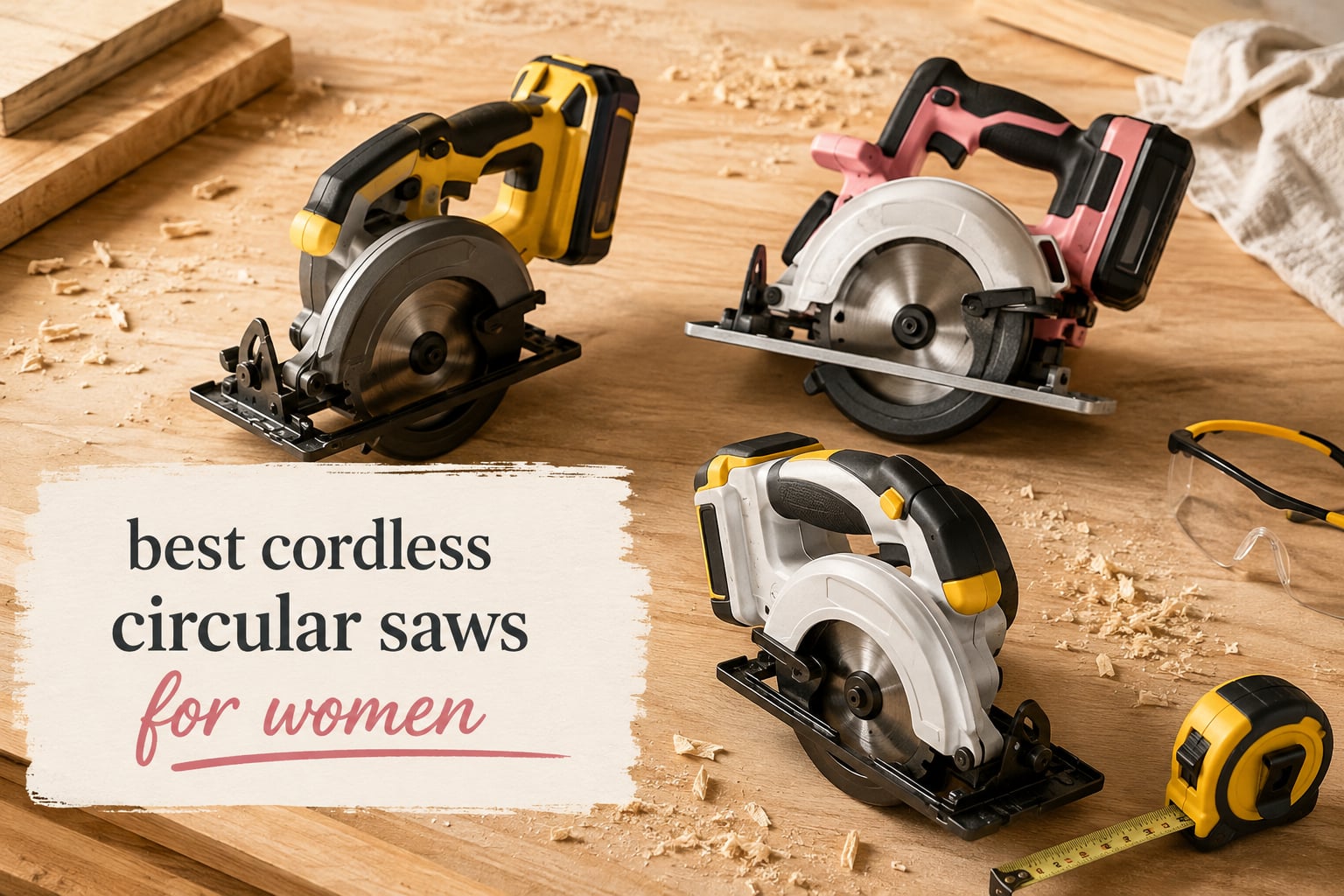 best cordless circular saws for women