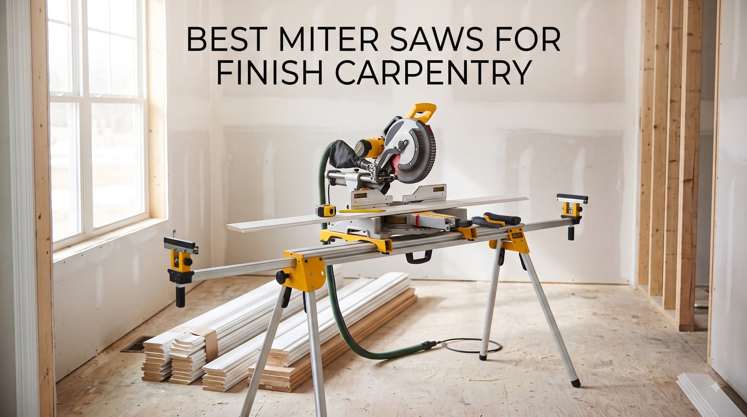 best miter saws for finish carpentry