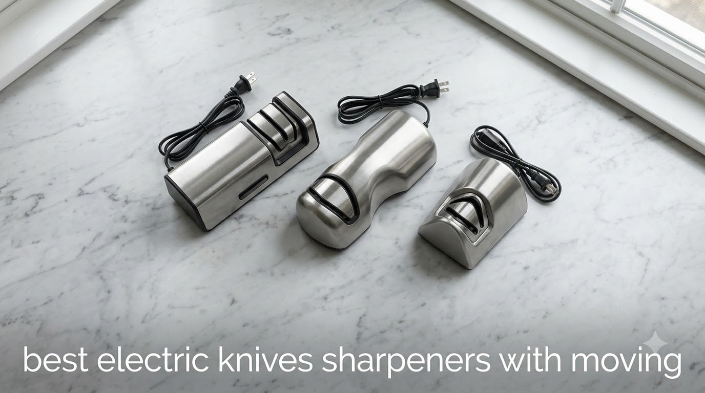 best electric knives sharpeners with moving