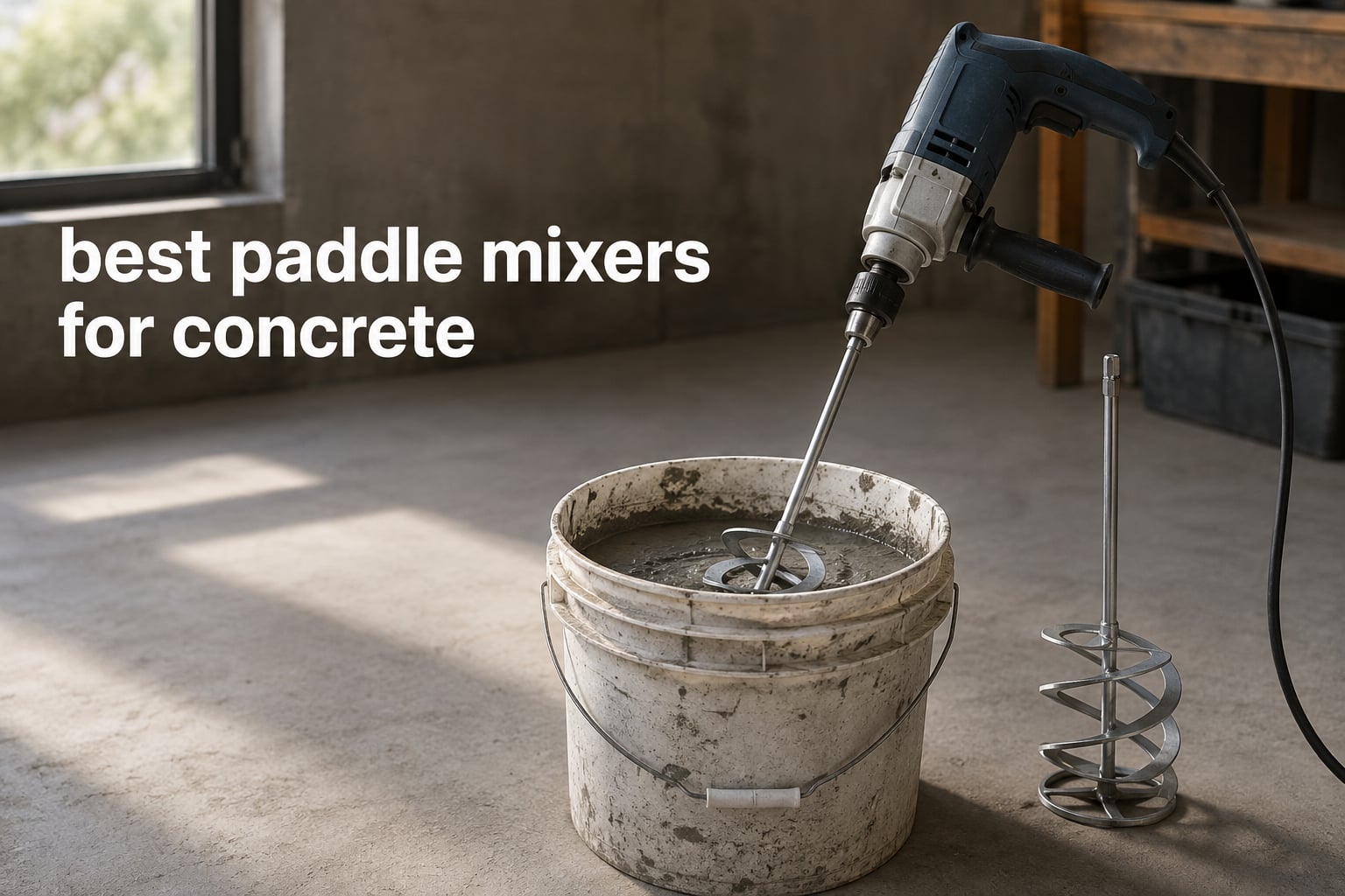 best paddle mixers for concrete