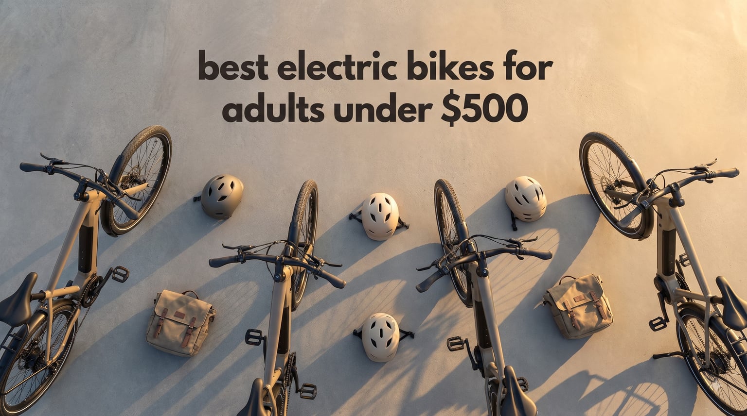best electric bikes for adults under $500