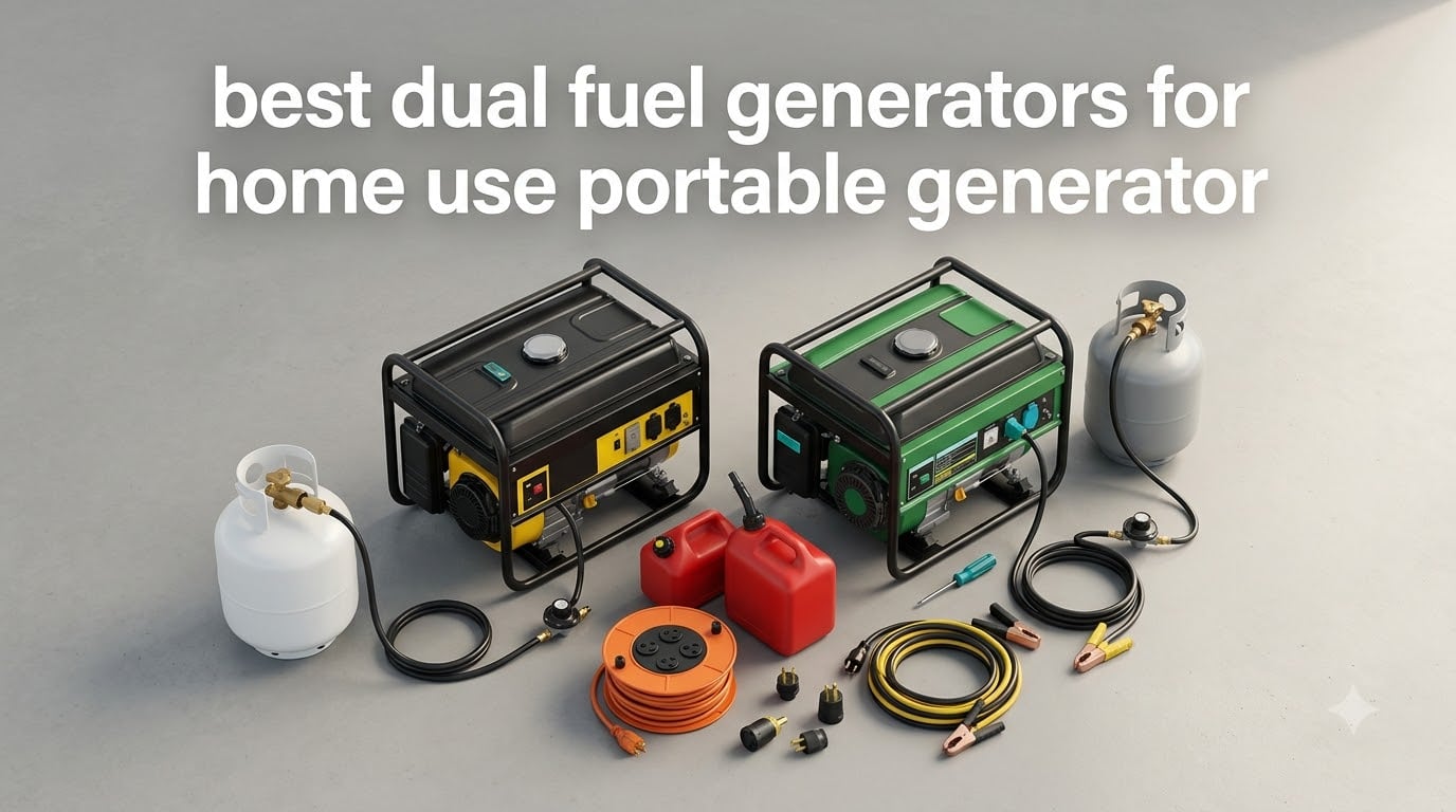 best dual fuel generators for home use portable generator