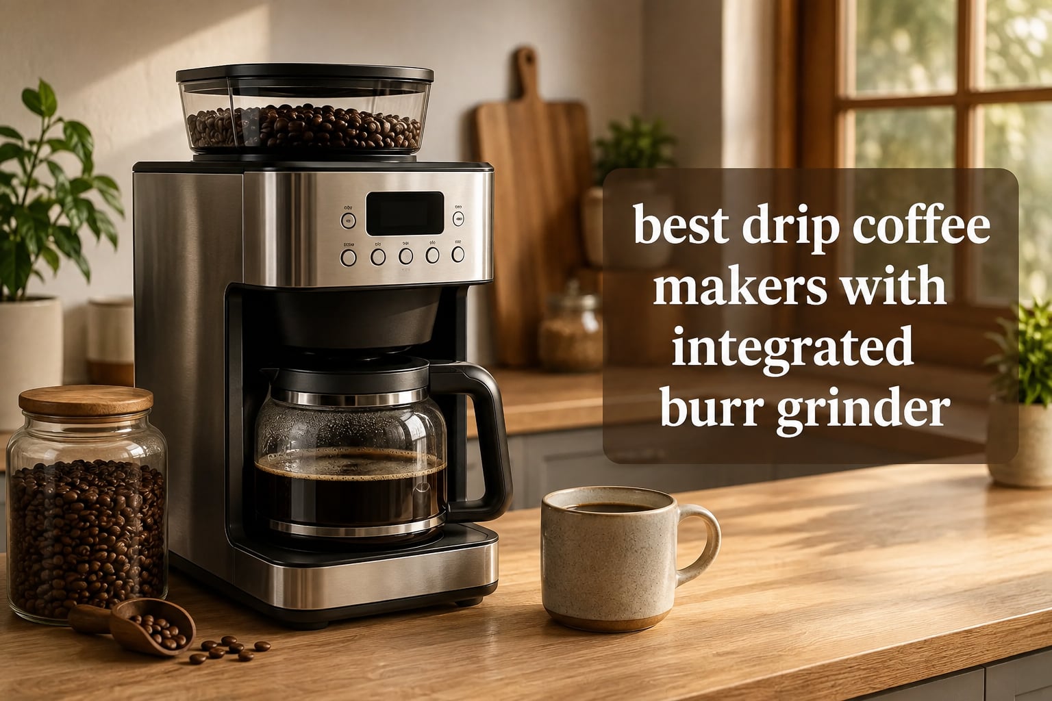 best drip coffee makers with integrated burr grinder