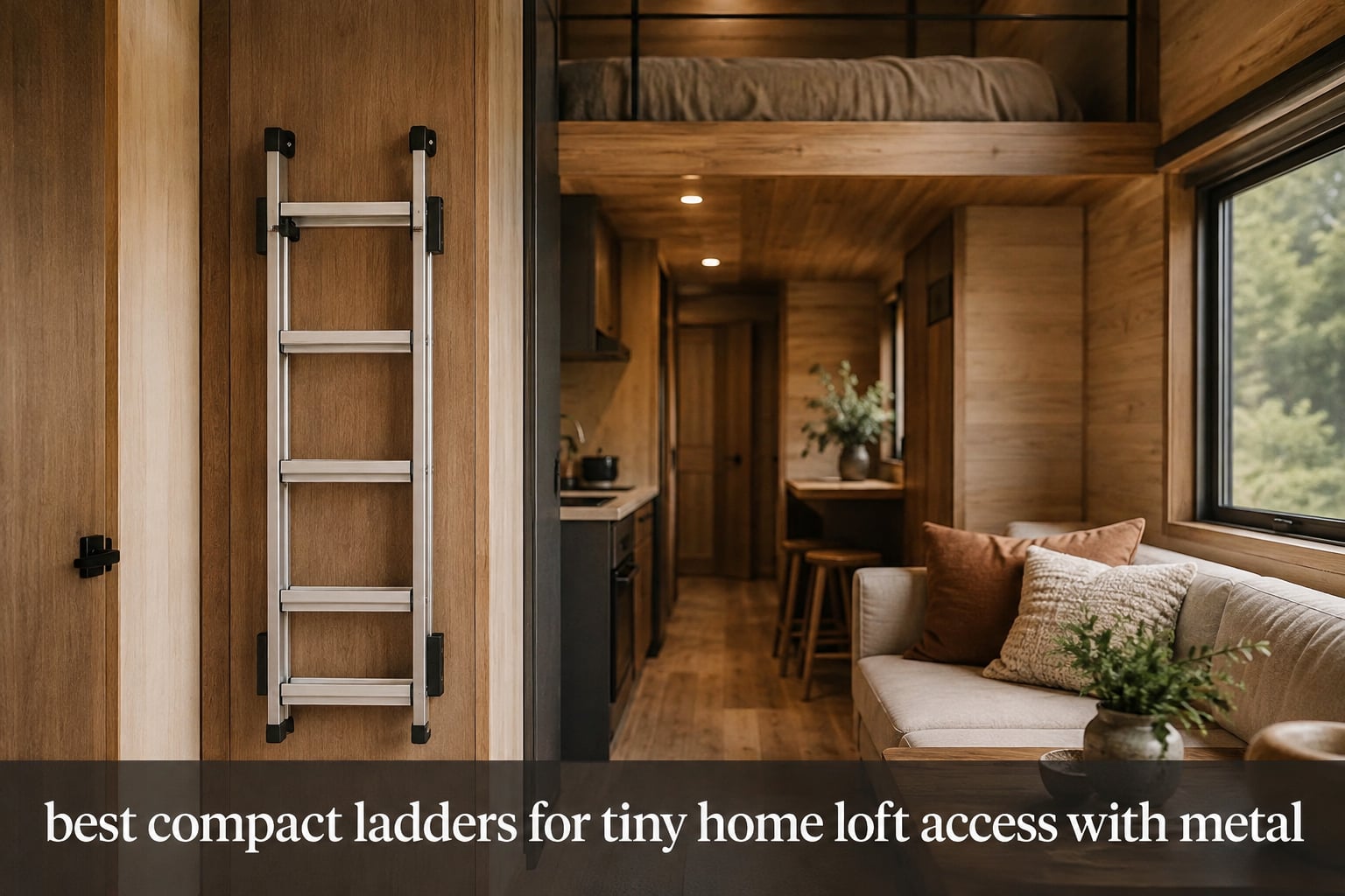 best compact ladders for tiny home loft access with metal
