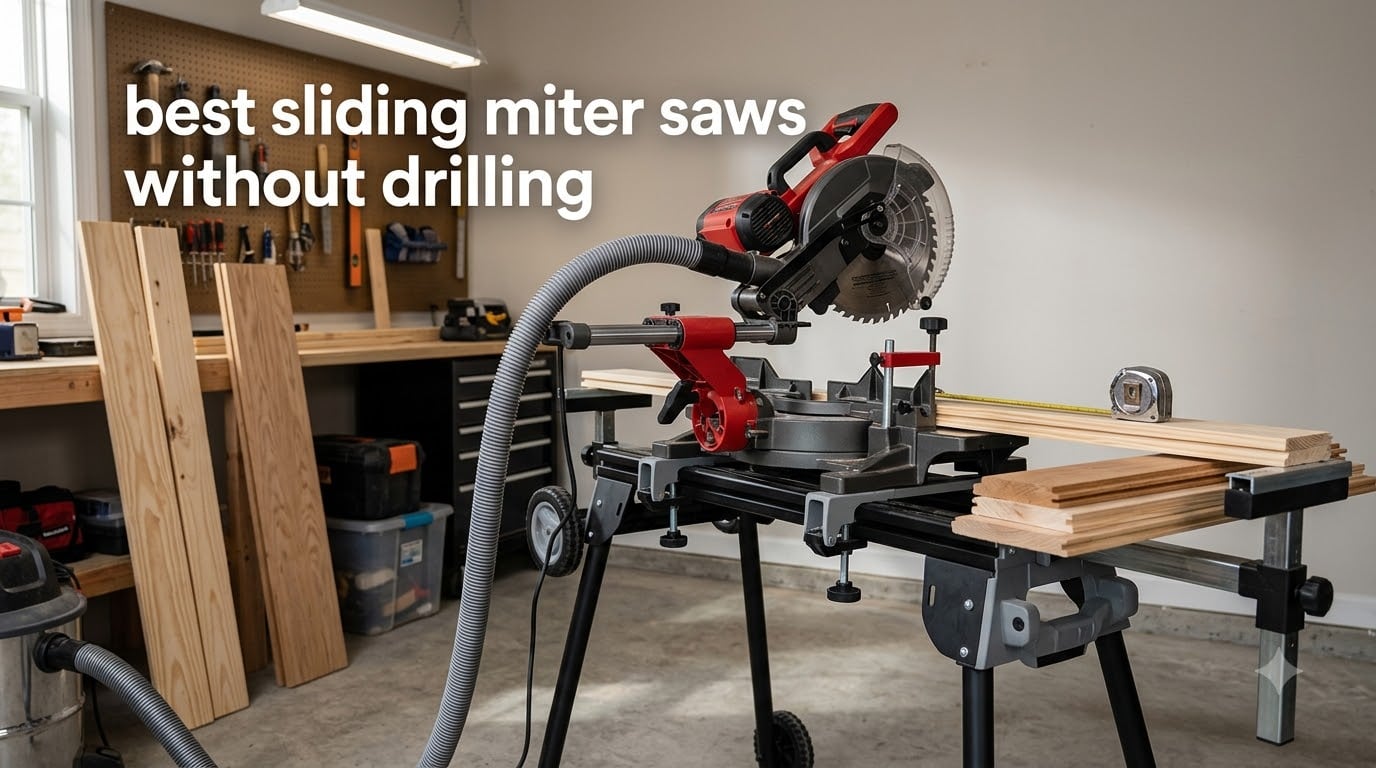 best sliding miter saws without drilling