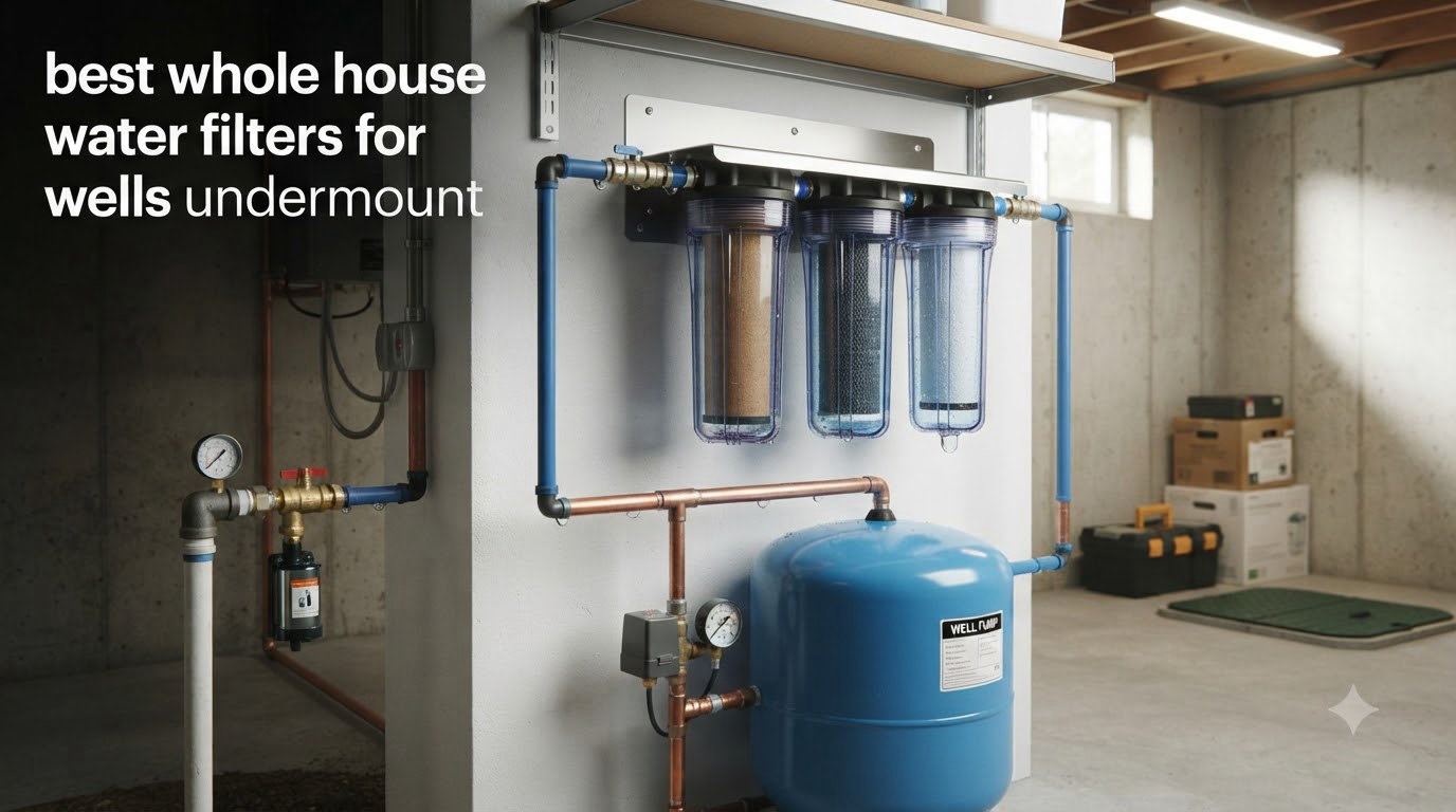 best whole house water filters for wells undermount