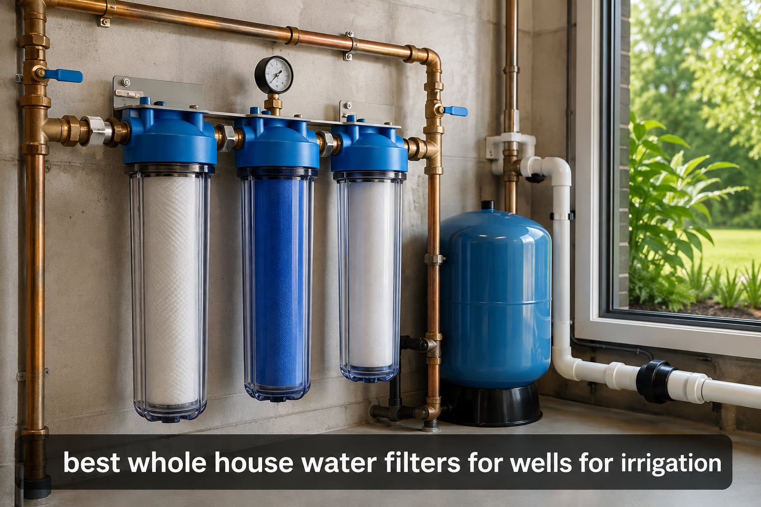 best whole house water filters for wells for irrigation