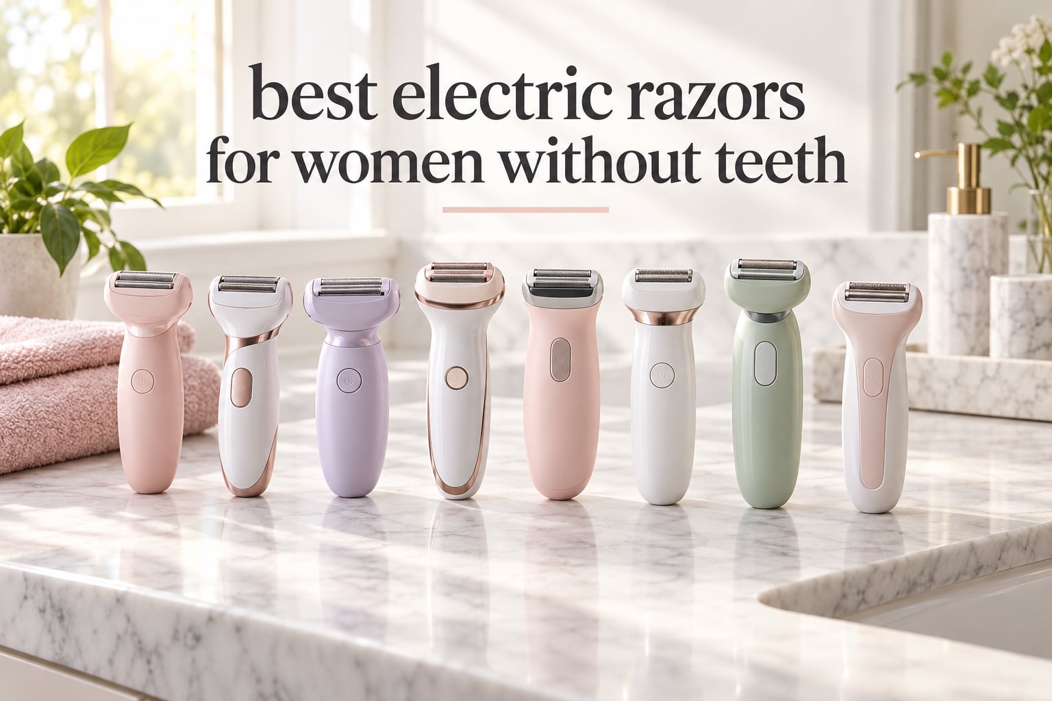 best electric razors for women without teeth