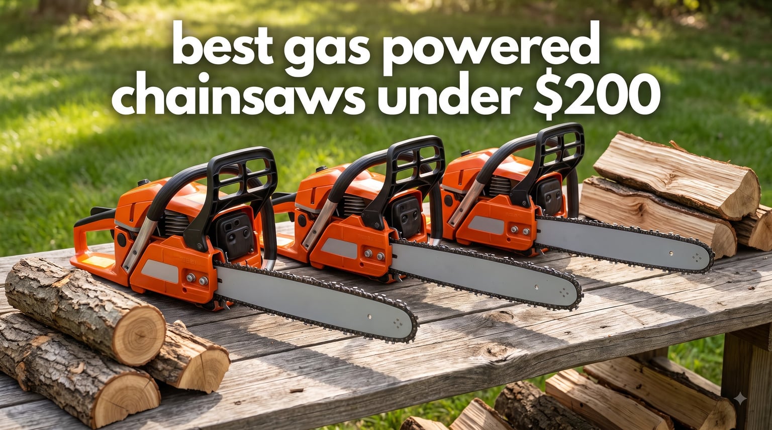 best gas powered chainsaws under $200
