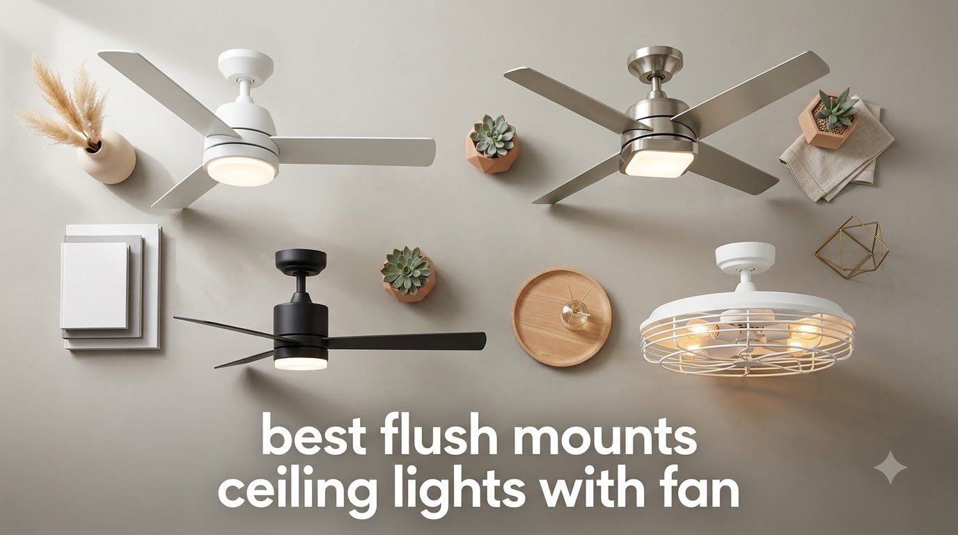 best flush mounts ceiling lights with fan