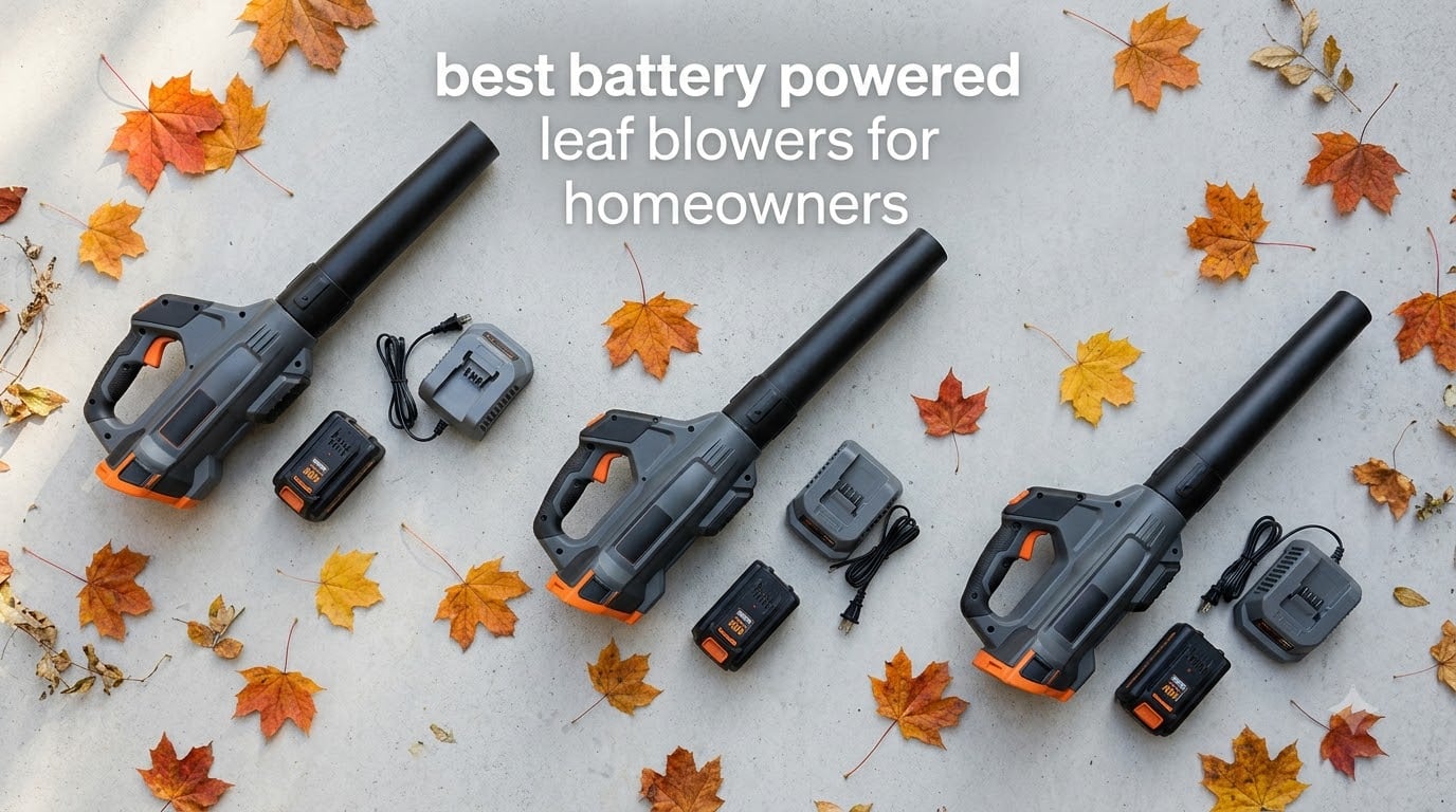 best battery powered leaf blowers for homeowners