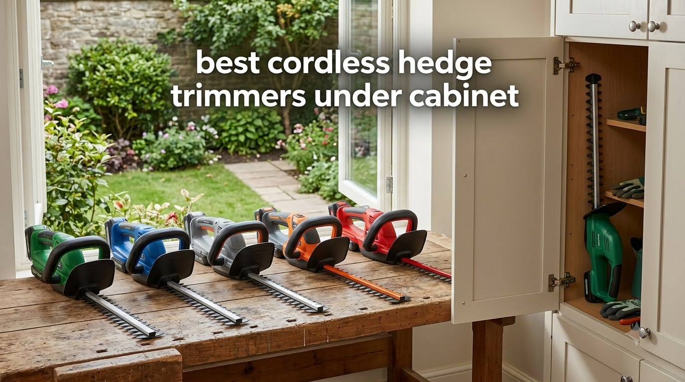 best cordless hedge trimmers under cabinet