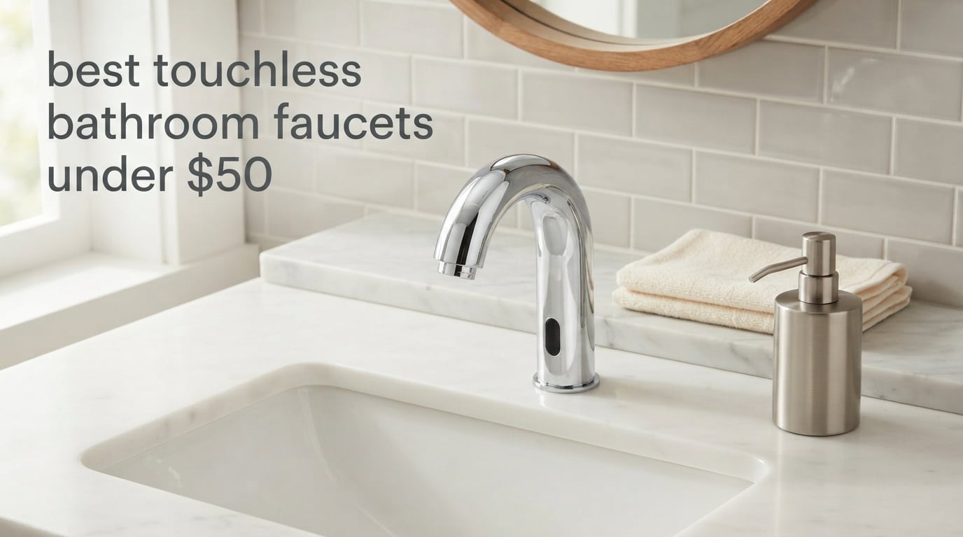 best touchless bathroom faucets under $50