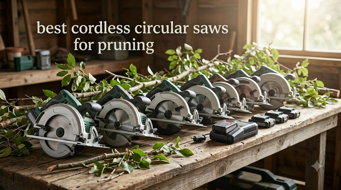 best cordless circular saws for pruning
