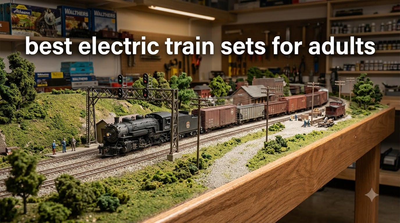 best electric train sets for adults