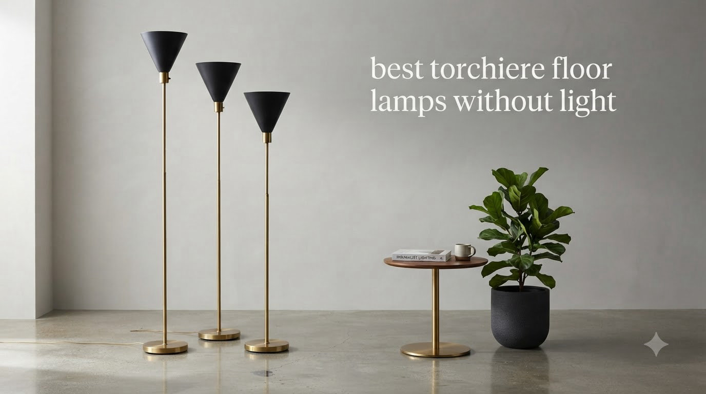 best torchiere floor lamps without light