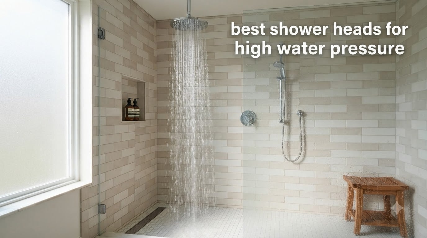best shower heads for high water pressure