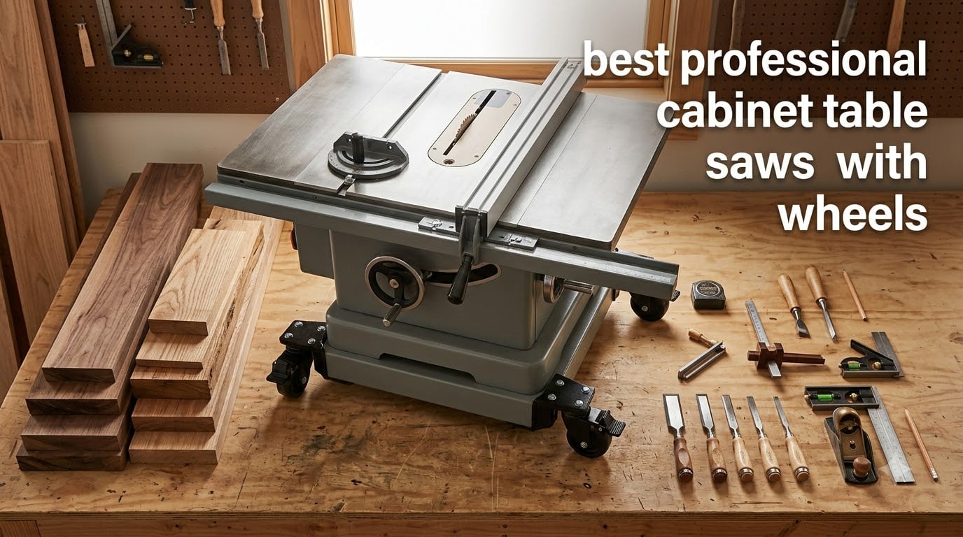 best professional cabinet table saws with wheels